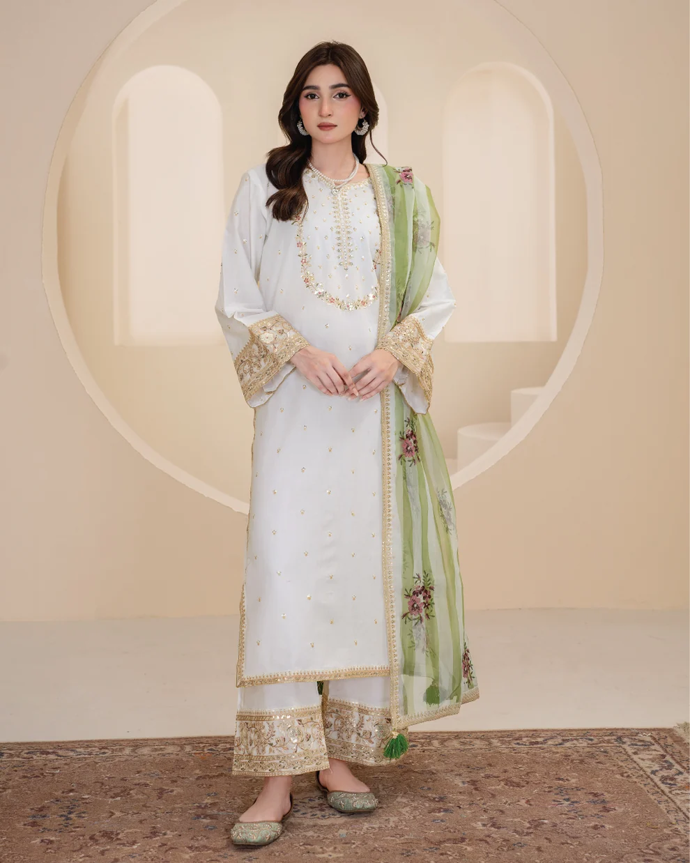 Pearl Heritage | Stitched 3-Piece