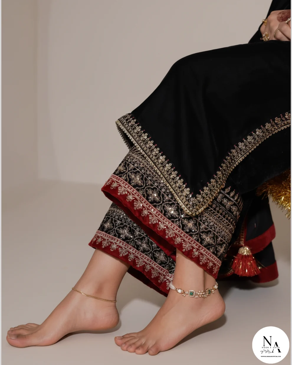 Black Imperial – Luxury Gold Embroidered - Image 2