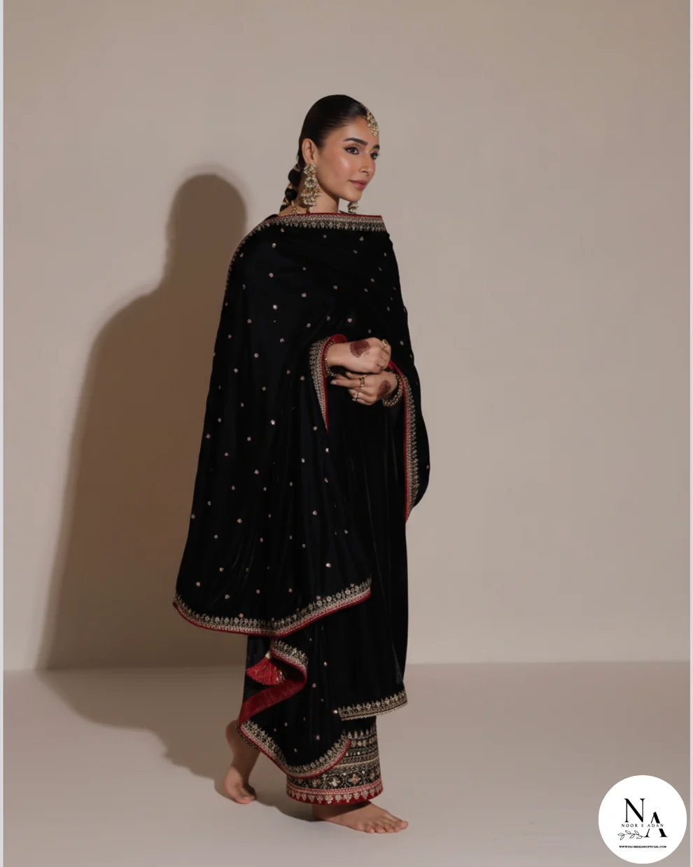 Black Imperial – Luxury Gold Embroidered - Image 4