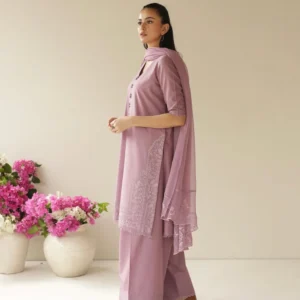 Dusty Lavender | 3-Piece Stitched