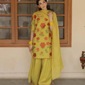 Zard-Bahaar | 3-PIECE STITCHED OUTFIT