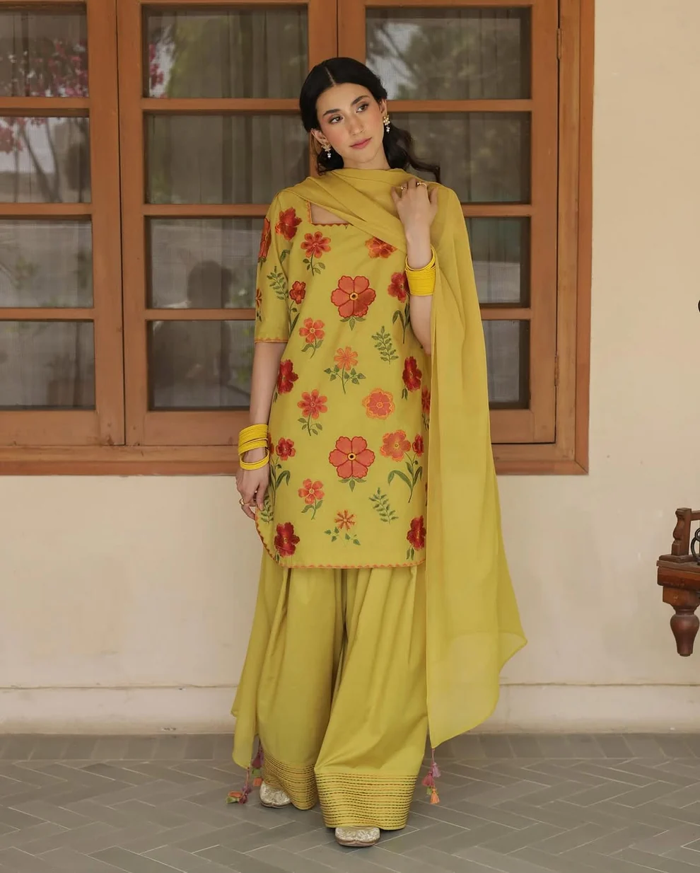 Zard-Bahaar | 3-PIECE STITCHED OUTFIT